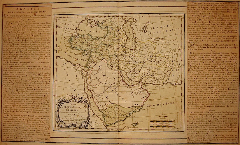 Brion de la Tour Louis - Desnos Louis Charles Perse, Turquie Asiatique et Arabie... 1766 Paris 
